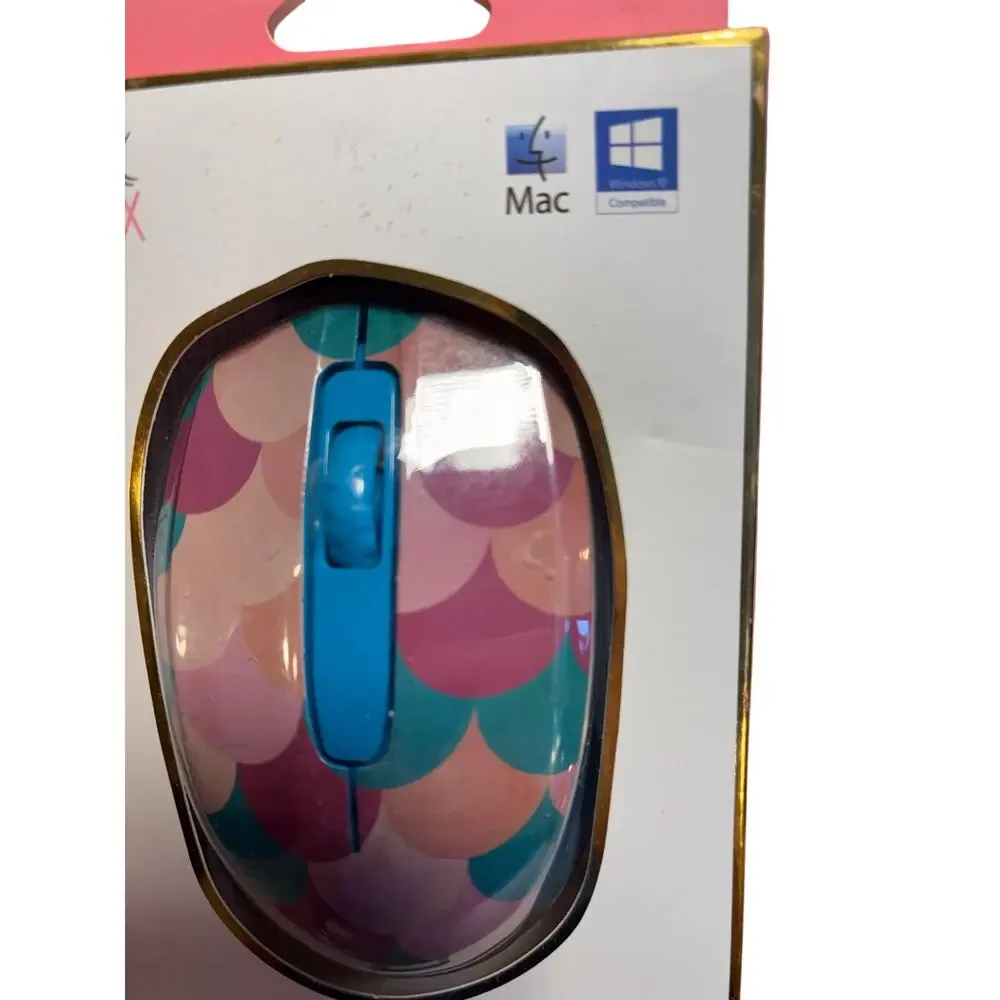 Winx Wireless Mouse Mermaid Design NEW in Box! Colorful Mouse NEW! Girl Princess